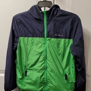 Eddie Bauer Reversible Coat Boys Size: Medium 10-12 Hooded